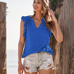Shirts Short Sleeve Loose T Shirt Blouses - Nadorine (Us Only)