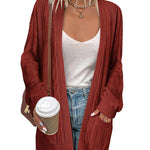 Nadorine Cardigan Fall Winter Open Front Sweater