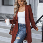 Nadorine Women's Fall Open Front Cardigan