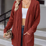 Nadorine Cardigan Fall Winter Open Front Sweater