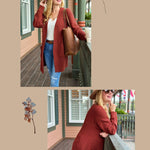 Nadorine Women's Fall Open Front Cardigan