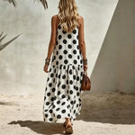 Gloria - Polka Dot Tiered Dress