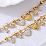 HEARTLINE CHARM BRACELET