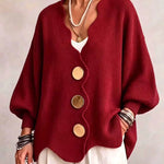 Madison - Loose Button Knit Cardigan