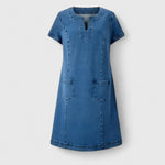 Amiyah | Elegant Denim Dress