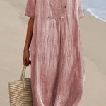 Silvana | Relaxed Textured Maxi Dress-