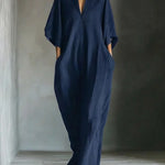 Cosima | Maxi Dress with Kimono Sleeves and V-Neck