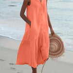 Sandra - Patchwork Midi Dress