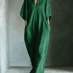 Cosima | Maxi Dress with Kimono Sleeves and V-Neck