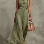 Livia - Elegant Chiffon Maxi