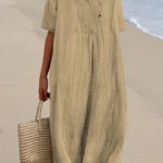 Silvana | Relaxed Textured Maxi Dress-