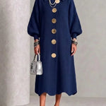 Sienna - Long Sleeve Button-Down Dress