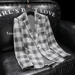 Maxim Royal Plaid Statement Blazer