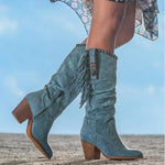 Barbara | Boho Fringe Boots
