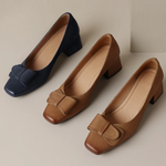 Roselle Leather Heels