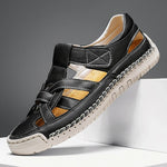 Caspian Hollow Leather Sandals