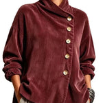 Olivia | Corduroy Button-Up Top