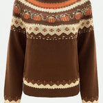 Pamela | Retro Icelandic Knit Sweater