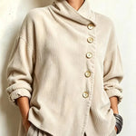 Olivia | Corduroy Button-Up Top