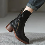 Lorraine | Low Heel Fall Ankle Boots