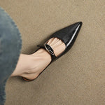 Alour Genuine Leather Mules