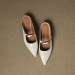Alour Genuine Leather Mules