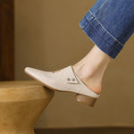 Olga™ | Genuine Leather Mules