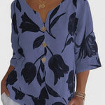 Allison | Chic Floral Pattern Blouse