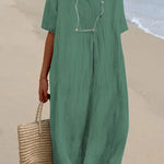 Silvana | Relaxed Textured Maxi Dress-