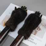 Amara | Mink Fur Gloves