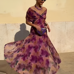 Turia | High-Waisted Pleated Dress