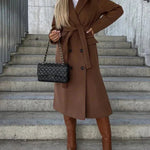 Leilani | Long Lapel Button-Front Coat
