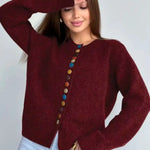 Rubí | BUTTON-ACCENT CARDIGAN