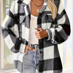 Reina | Chic Plaid Fleece Coat