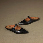 Alour Genuine Leather Mules