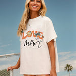 Oversized Crew Neck Printed Casual T-shirt