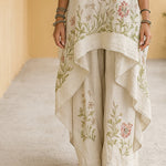 Nadorine Chic Bohemian Floral Embroidered Cotton Set