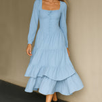 Leisure Cute Tiered Ruffle Dress