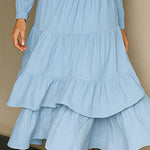 Leisure Cute Tiered Ruffle Dress
