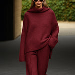 Minimalist Casual Knit 2-Piece Set
