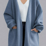 Nadorine Chic Loose Fit Tweed Coat