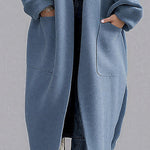Nadorine Chic Loose Fit Tweed Coat