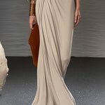 Timeless V-Neck Flowing Dress