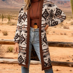 Nadorine Women's Boho Chic Open Front Cardigan