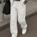 Nadorine Comfort Contrast Stripe Tracksuit Set