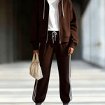 Nadorine Athleisure Hooded Jacket Jogger Set