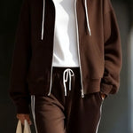 Nadorine Athleisure Hooded Jacket Jogger Set
