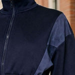 Nadorine Athleisure Cropped Jacket Shorts Set