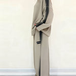 Gradient Dyed Loose Fit Sweatshirt Pants Set