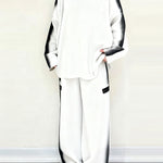 Gradient Dyed Loose Fit Sweatshirt Pants Set